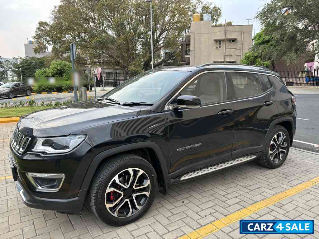 Brilliant Black Jeep Compass Limited Plus