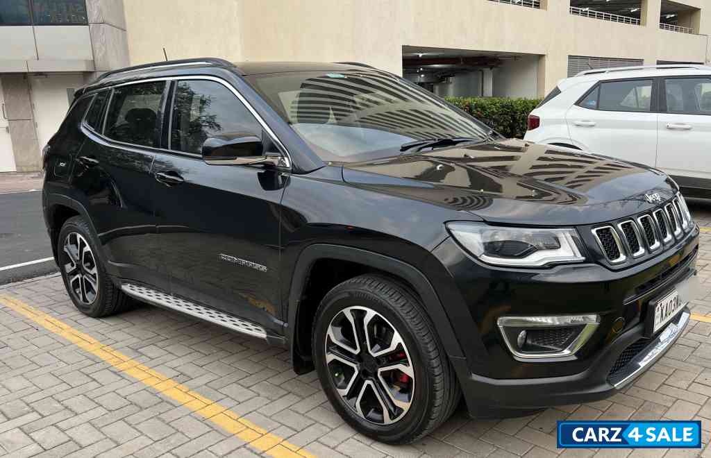 Brilliant Black Jeep Compass Limited Plus
