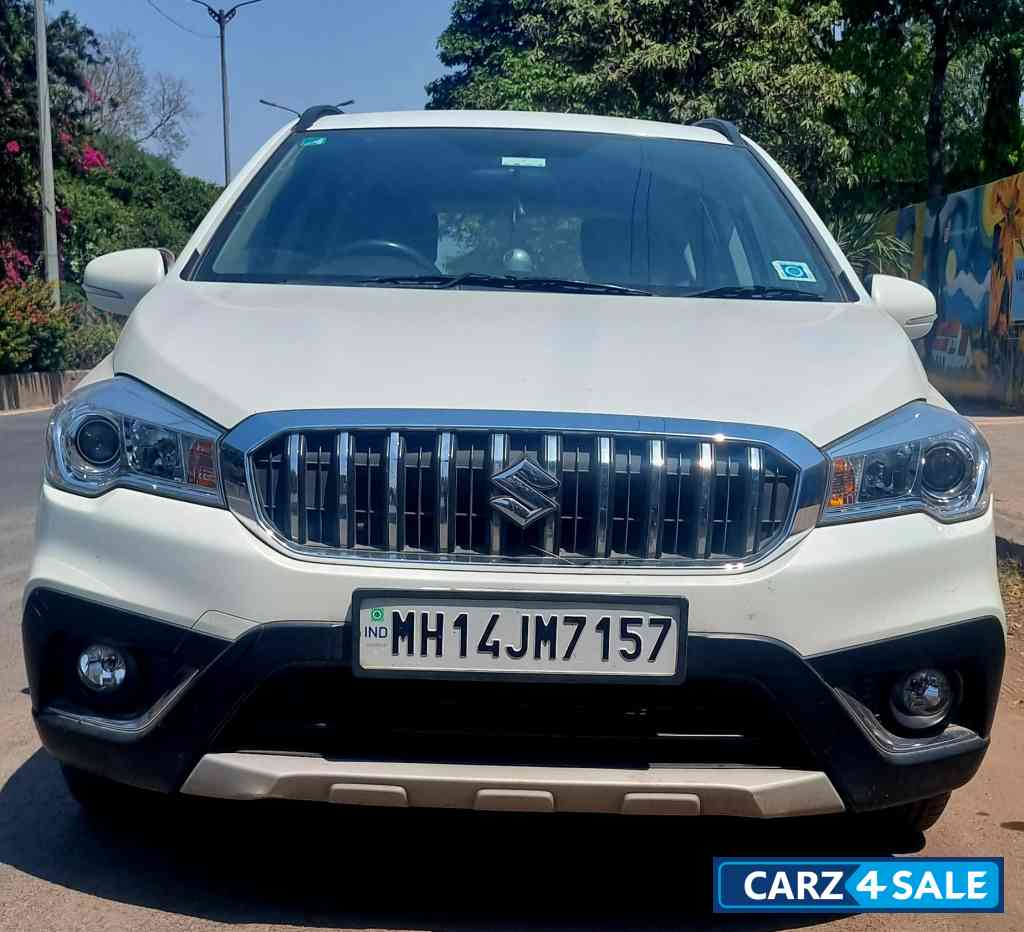 Pearl White Maruti Suzuki S-Cross Zeta Automatic May 2021 Petrol