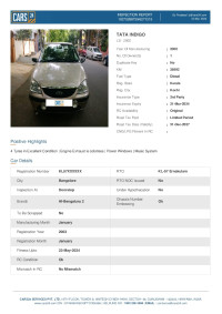Tata Indigo LxTDI 2003 Model