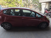 Maroon Honda Jazz Active