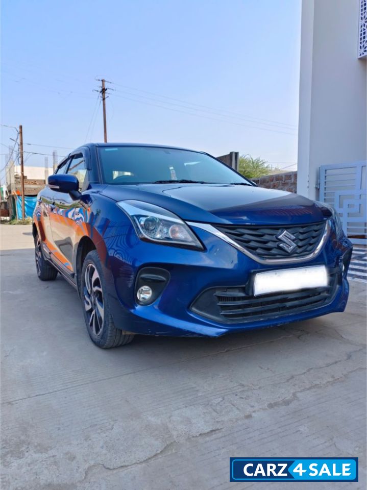 Blue Maruti Suzuki Baleno Zeta 1.3