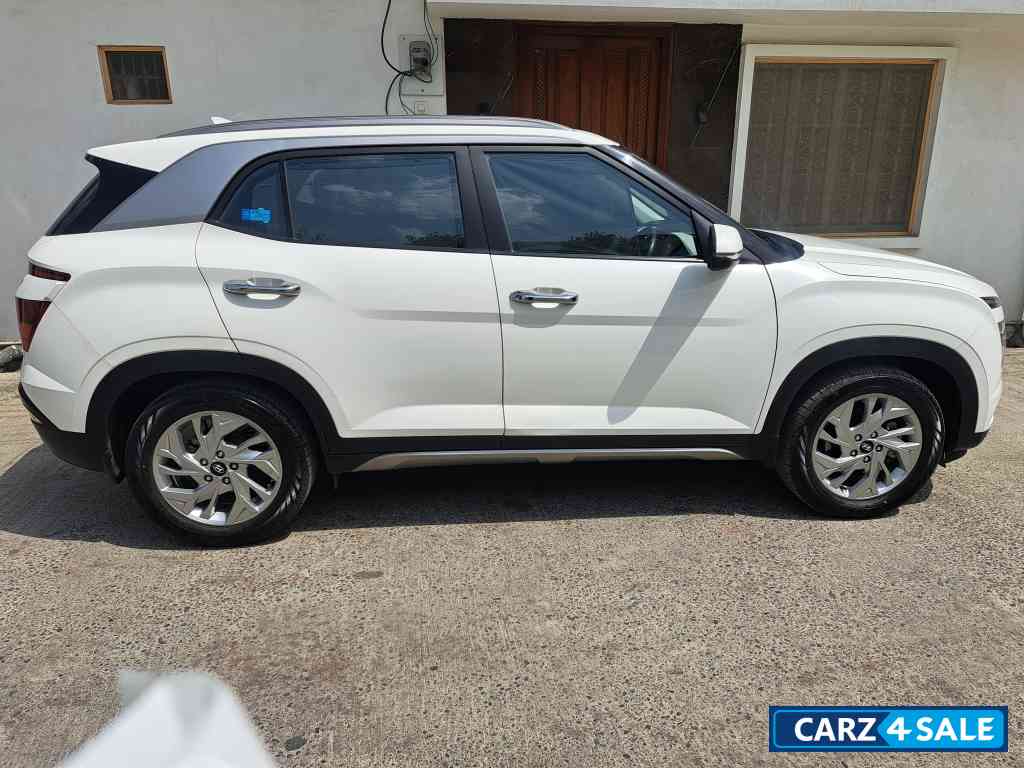 White Hyundai Creta SX 1.5 Diesel