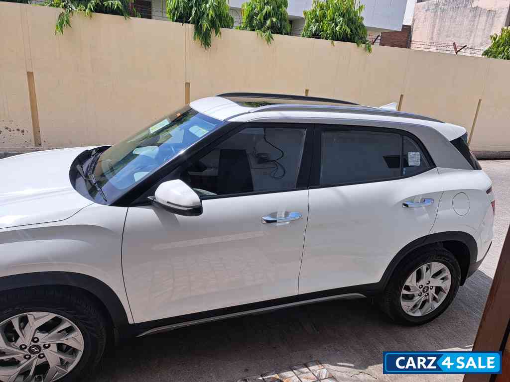 White Hyundai Creta SX 1.5 Diesel