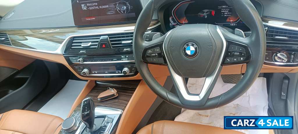 Alphine White BMW 5-Series 520 luxury line