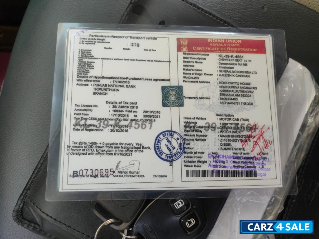 Chevrolet Beat Chevrolet Beat 1.0 PS Chevrolet Beat Chevrolet Beat 1.0 PS