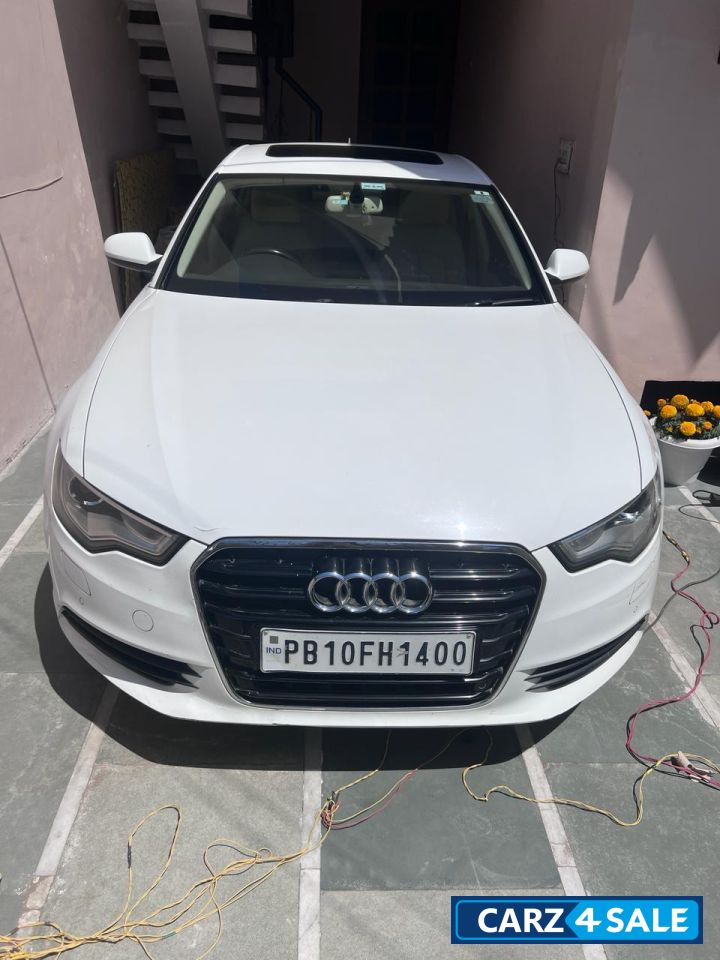 White Audi A6 Premium Plus