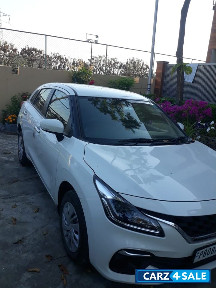 White Maruti Suzuki Baleno DELTA