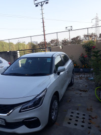 White Maruti Suzuki Baleno DELTA
