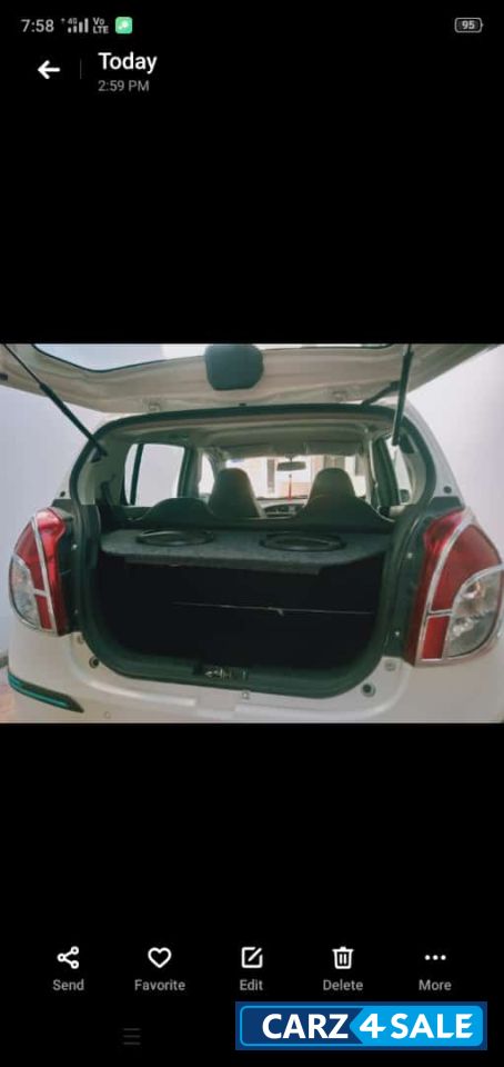 White Maruti Suzuki Alto Lxi