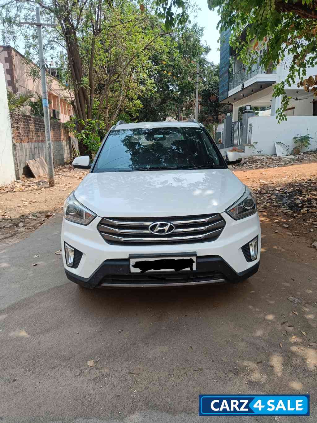 Polar White Hyundai Creta 1.6SX+ AT BSIV