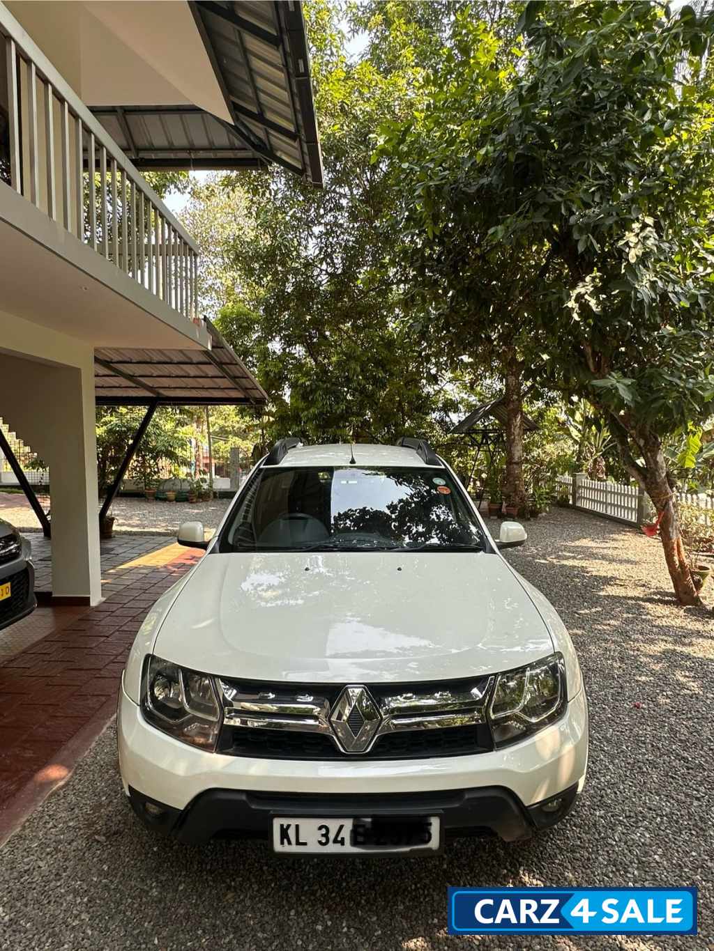 White Renault Duster 110 Rxl Diesel
