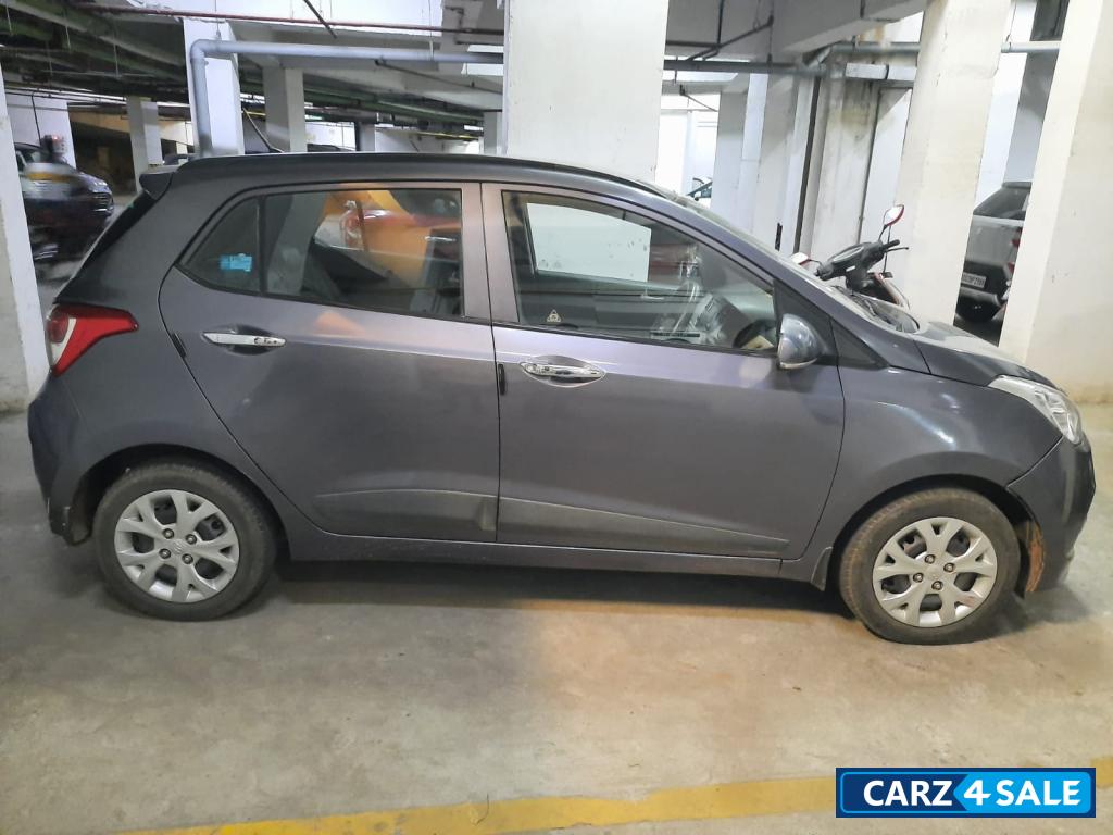 Grey Hyundai i10 Grand i10 sportz