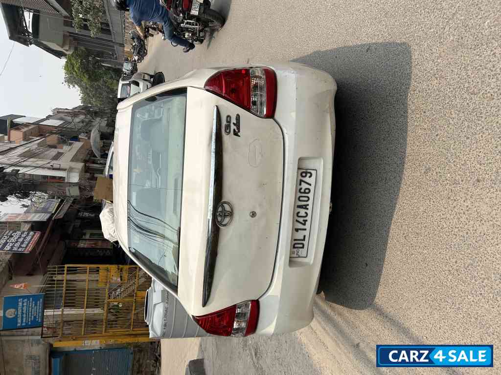 White Toyota Etios Gd