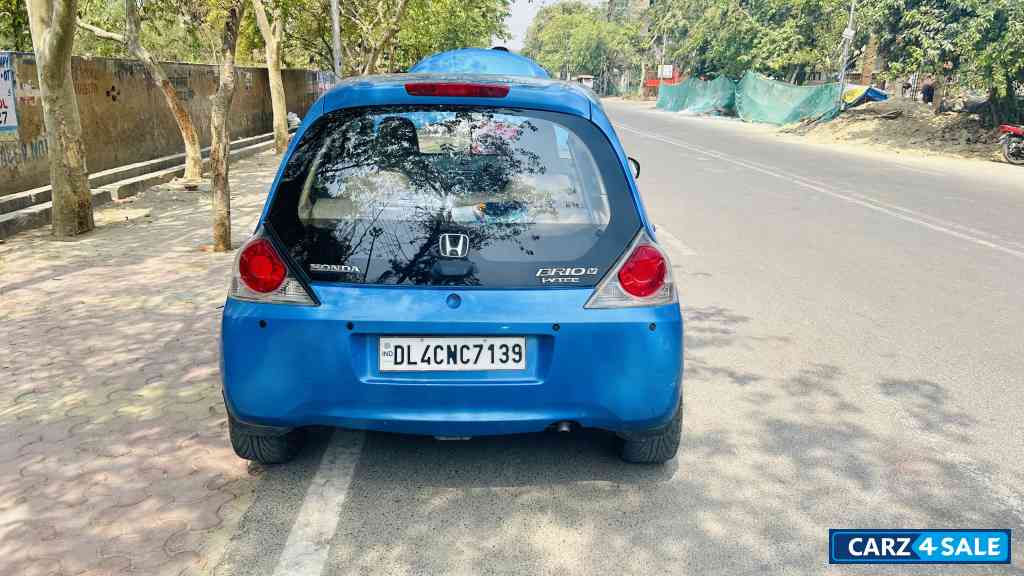 Blue Honda Brio VMT