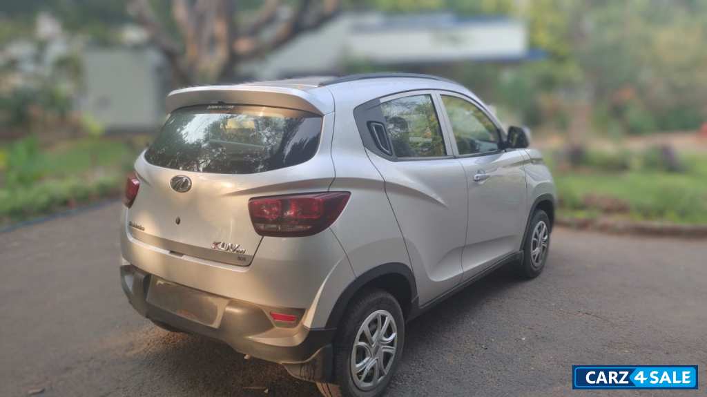 Silver Mahindra KUV100 K4 6 Seater Petrol