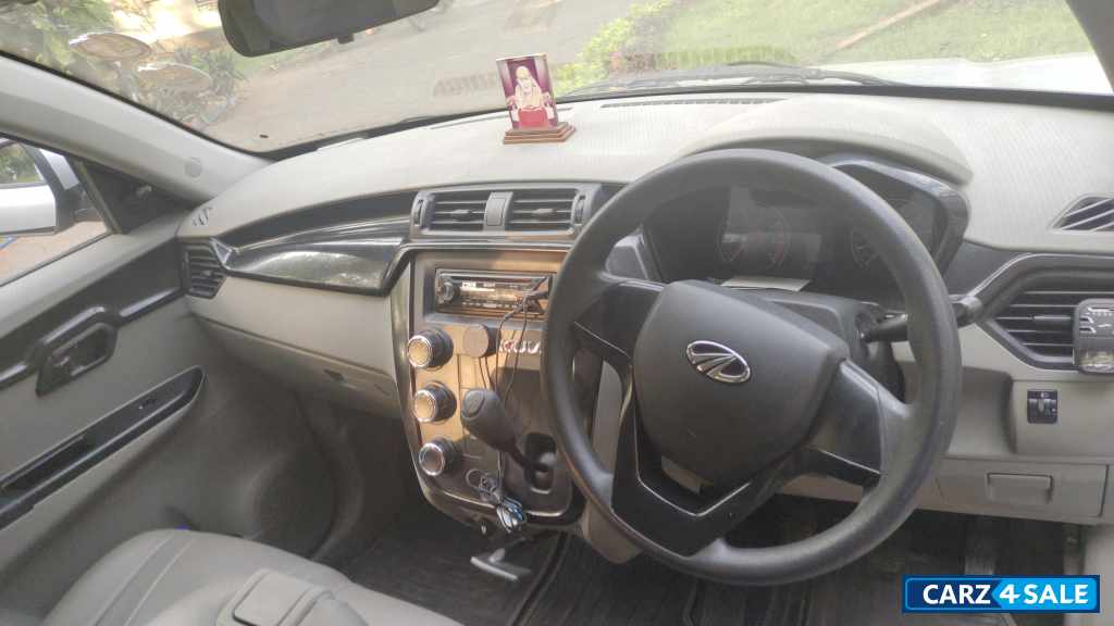 Silver Mahindra KUV100 K4 6 Seater Petrol