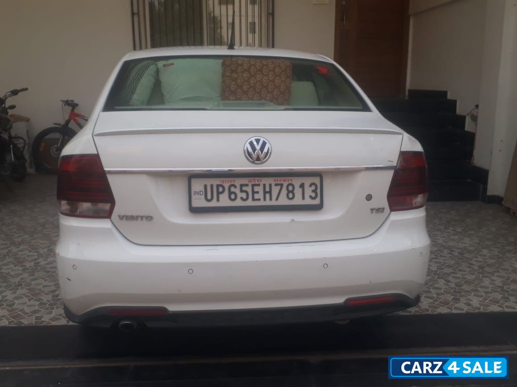 White Volkswagen Vento Highline plus Automatic