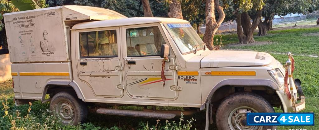 White Mahindra Bolero Camper power stering White Mahindra Bolero Camper power stering