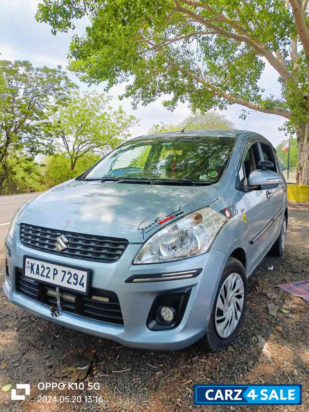 S Blue Maruti Suzuki Ertiga Vdi