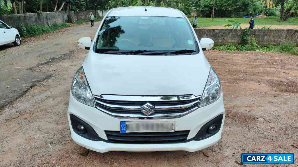 White Maruti Suzuki Ertiga VXI CNG 2016