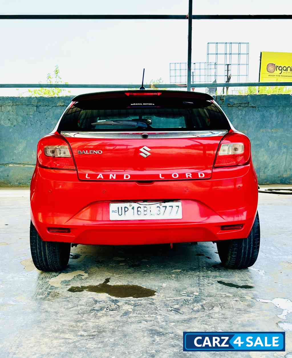 Fire Red Maruti Suzuki Baleno Zata