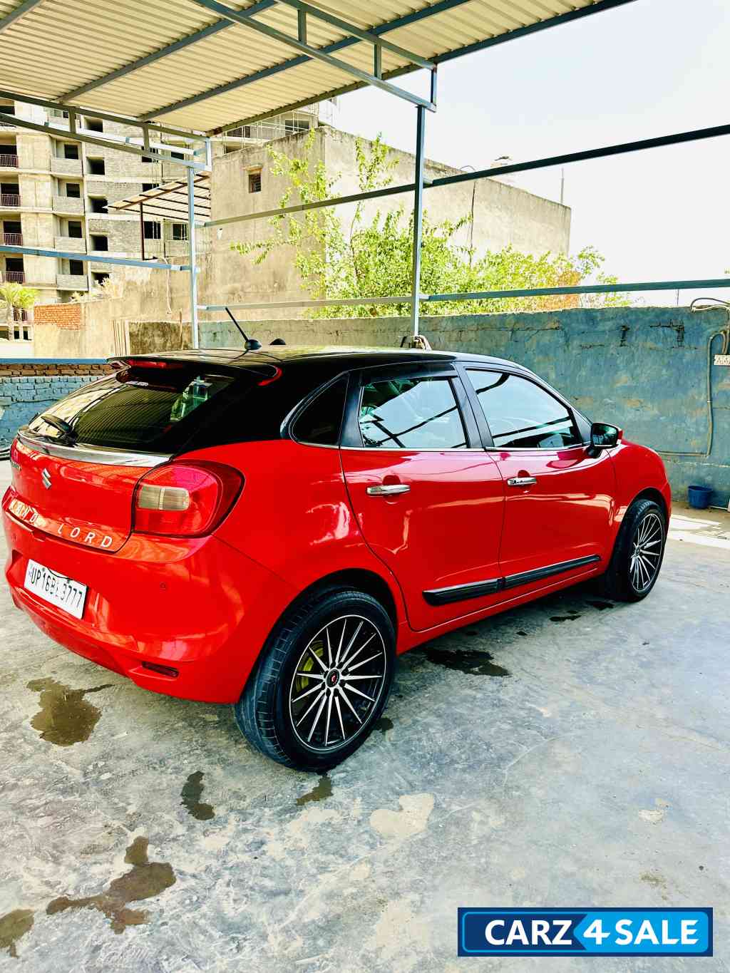Fire Red Maruti Suzuki Baleno Zata