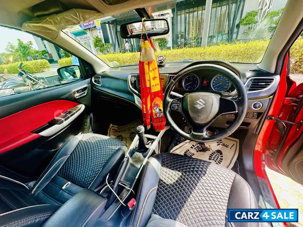 Fire Red Maruti Suzuki Baleno Zata