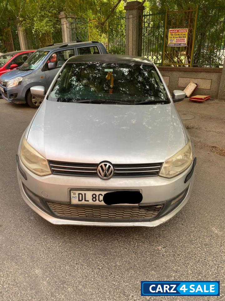 Silver Volkswagen Polo Highline 1.2