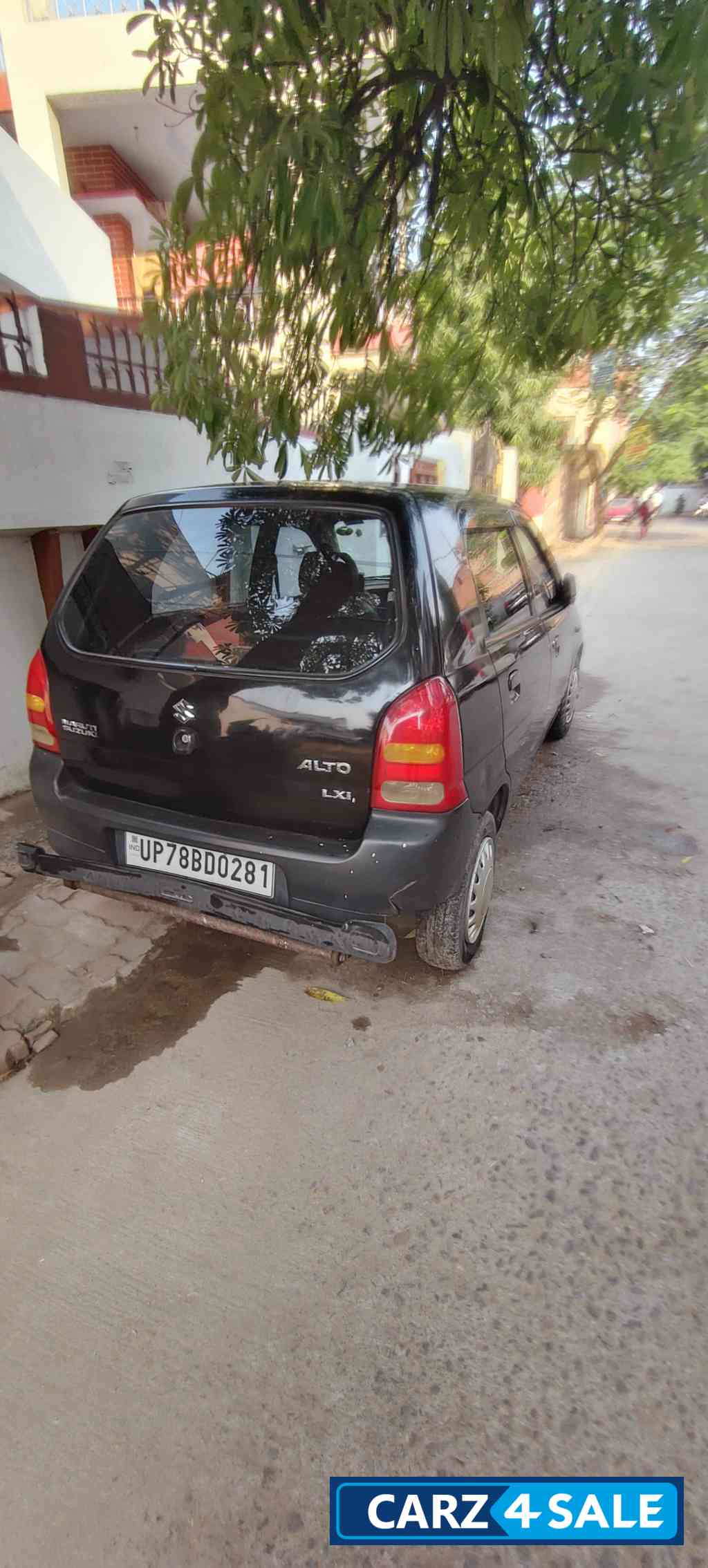 Black Maruti Suzuki Alto Lxi