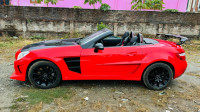 Red Mercedes-Benz SLK 350