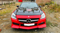 Red Mercedes-Benz SLK 350