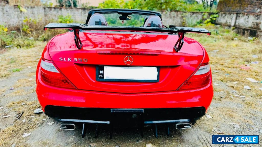 Red Mercedes-Benz SLK 350
