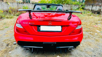 Red Mercedes-Benz SLK 350