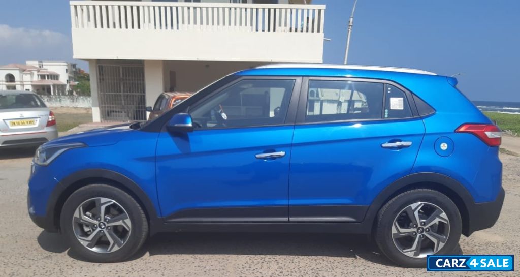 Blue Hyundai Creta 1.6 SX petrol Automatic
