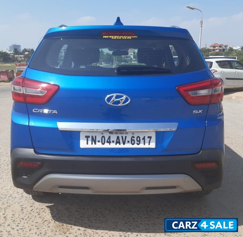Blue Hyundai Creta 1.6 SX petrol Automatic
