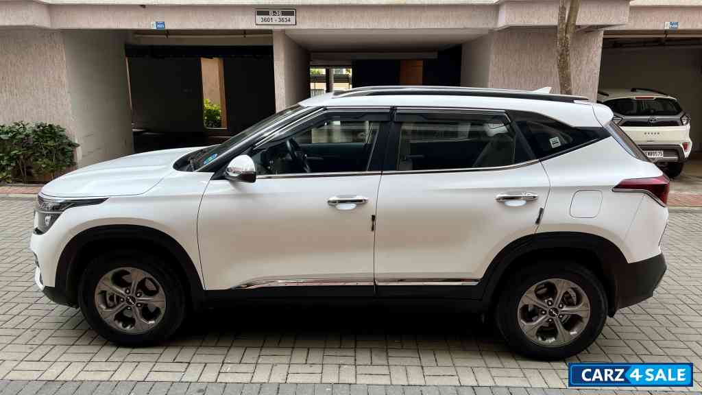 Pearl White Kia Seltos HTK Plus 1.5 Petrol