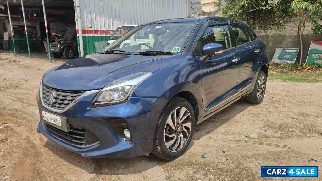 Blue Maruti Suzuki Baleno Zeta automatic petrol