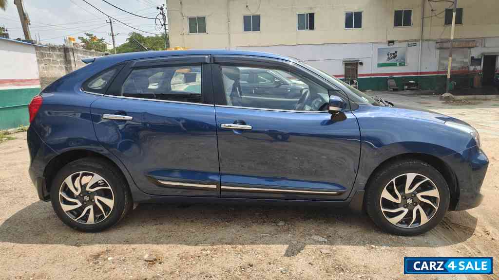 Blue Maruti Suzuki Baleno Zeta automatic petrol