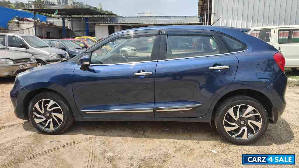Blue Maruti Suzuki Baleno Zeta automatic petrol