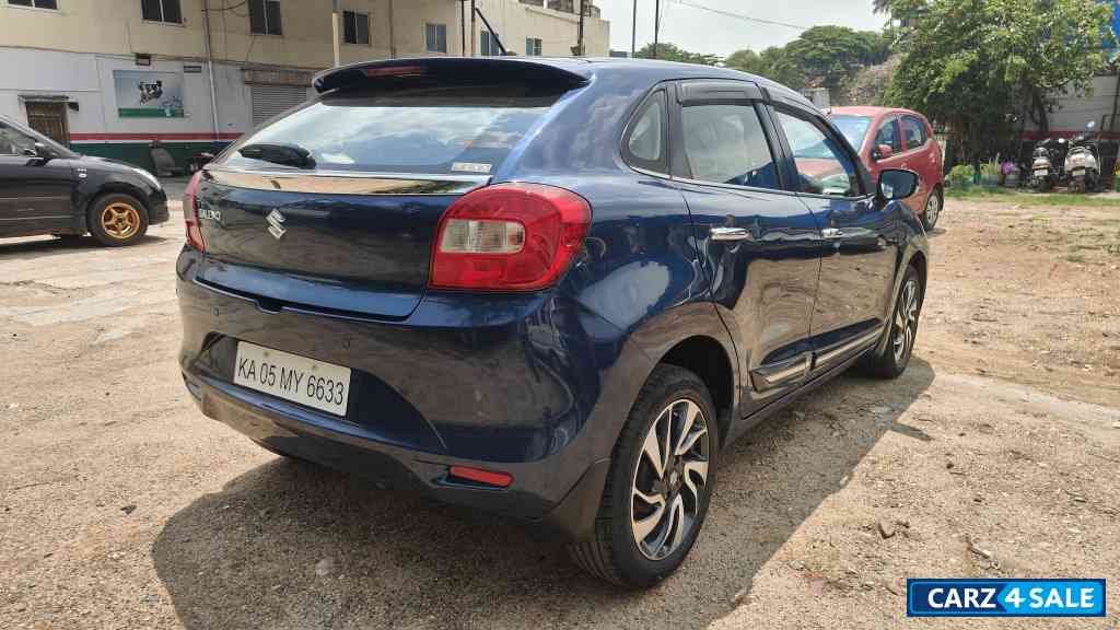Blue Maruti Suzuki Baleno Zeta automatic petrol