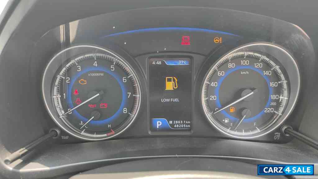 Blue Maruti Suzuki Baleno Zeta automatic petrol