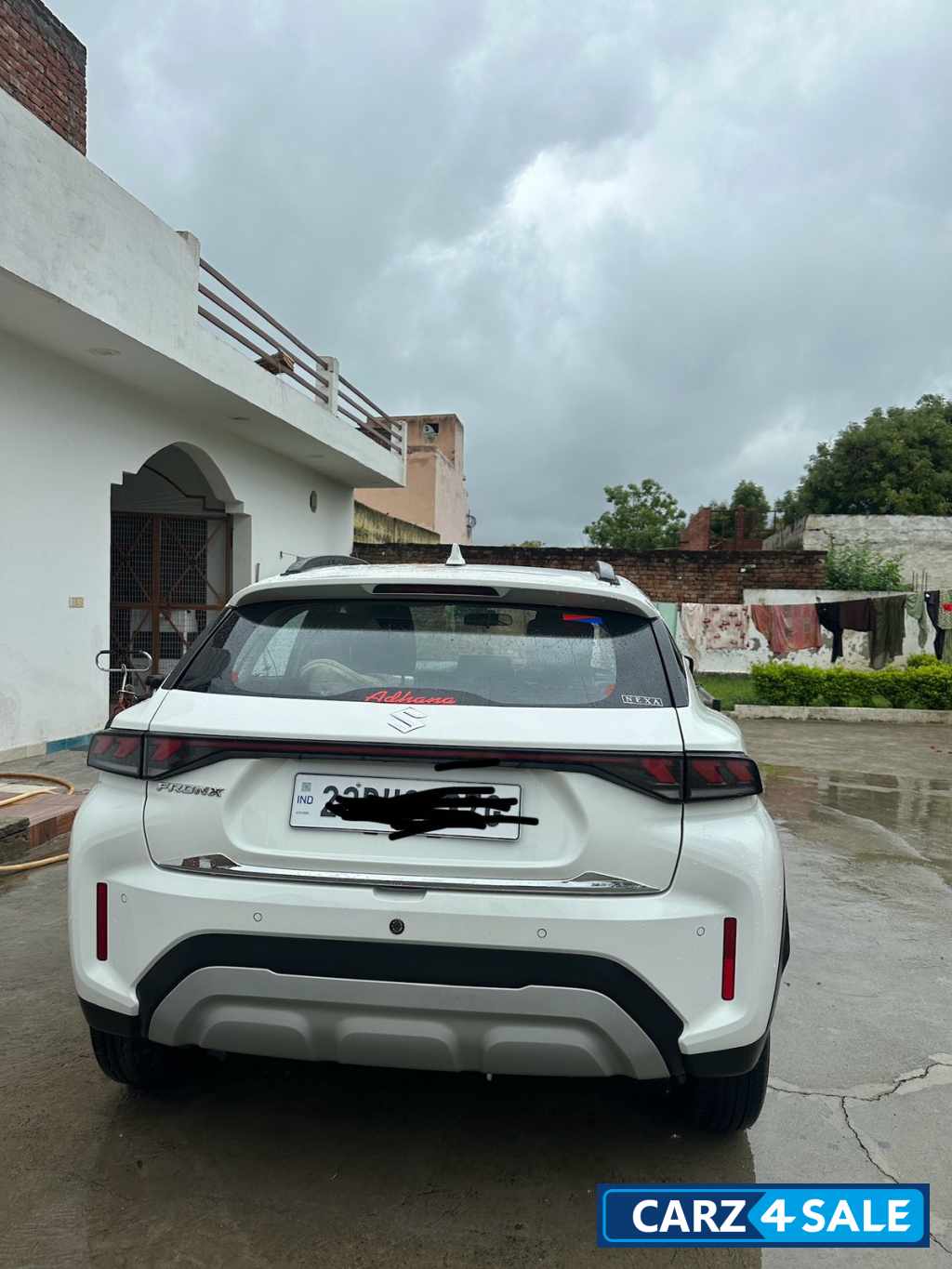 Arctic White Maruti Suzuki Fronx Delta plus MT