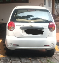 White Chevrolet Spark LS