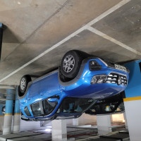 Blue Renault Duster RXS Petrol MT 1.5L