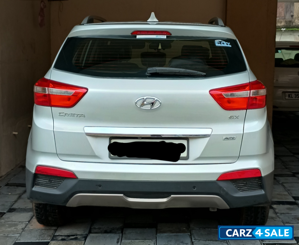 Silver Hyundai Creta SX Plus Automatic (AT) Petrol