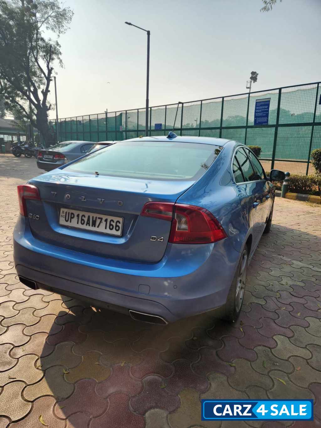 Blue Volvo S60