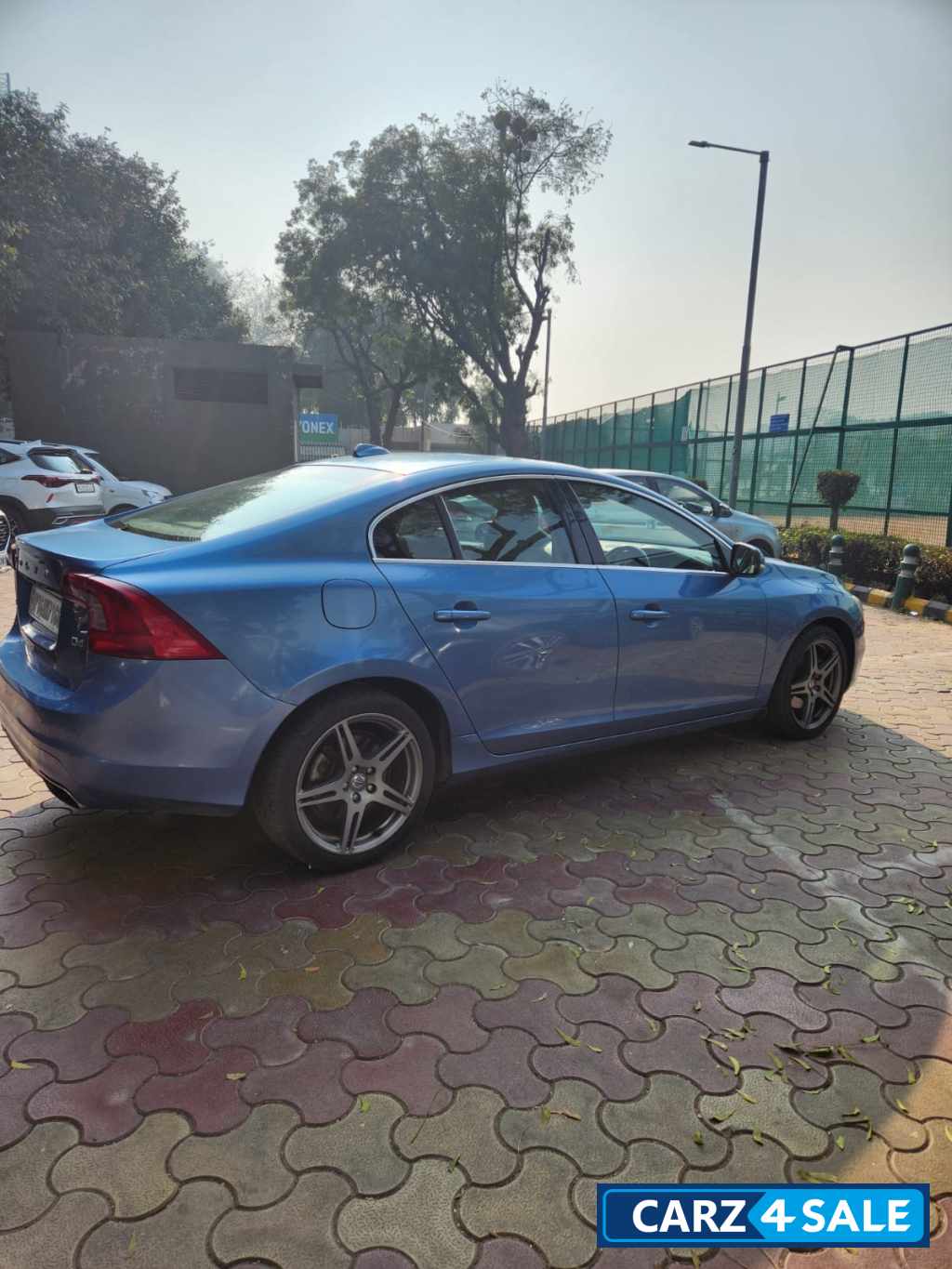 Blue Volvo S60