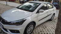 White Maruti Suzuki Ciaz Zeta AT