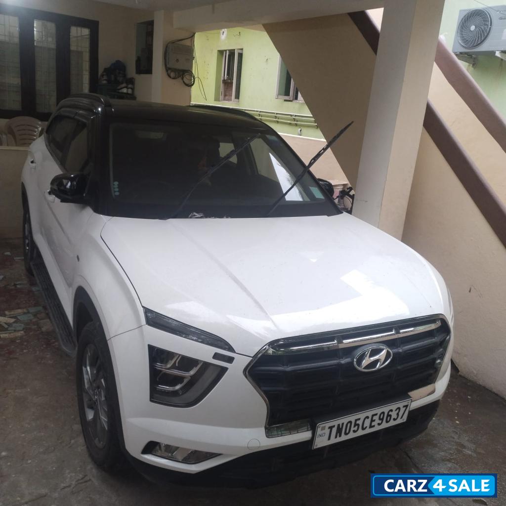 Black & White Hyundai Creta SX (O) 1.4 Turbo 7 DCT 2022